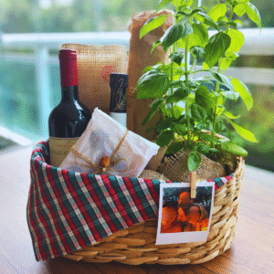 Cesta de Palha Artesanal